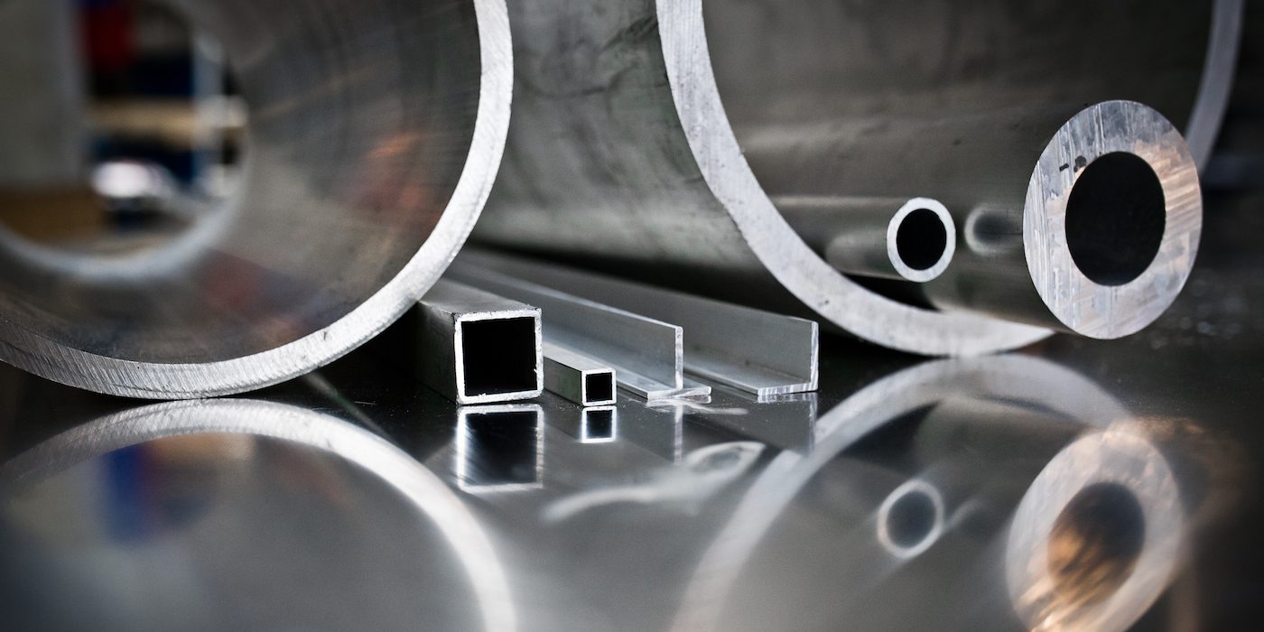 Round and box tubes with aluminium profiles; contextual catalogue image
