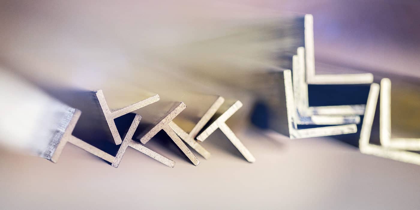 Brass T and angle profiles; contextual catalogue image